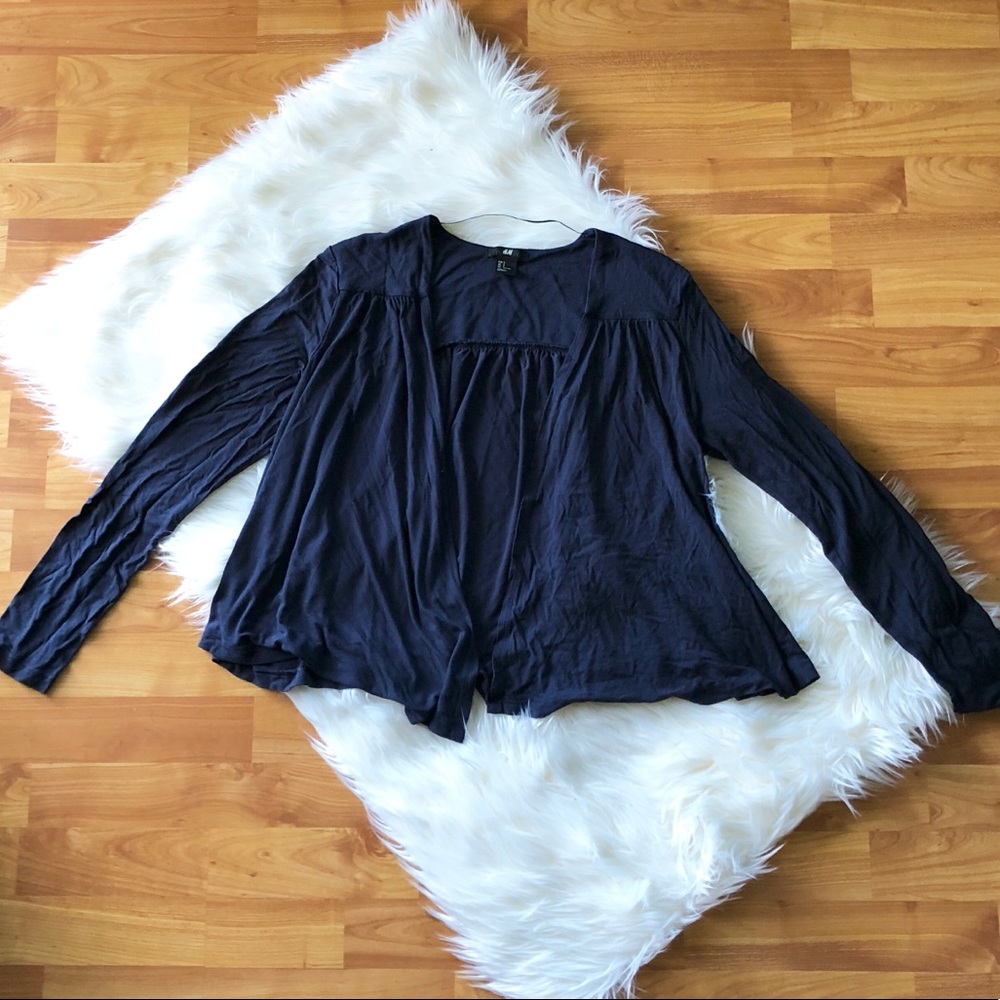 Navy Swing Cardigan